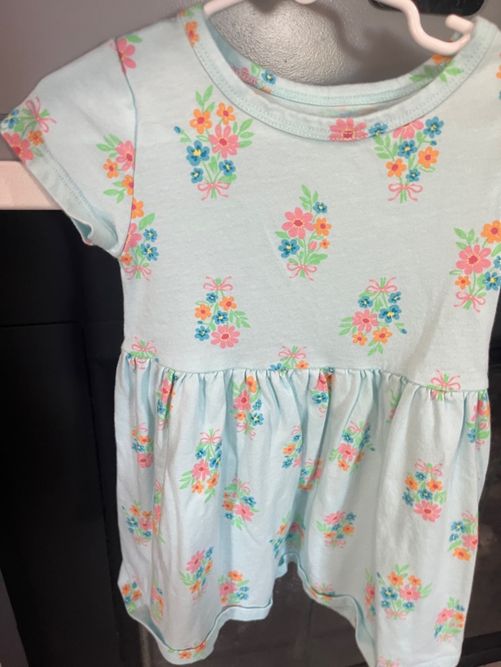 Girls' Coral Crochet-Trim Sundress - Kids Dress - Picture 3 of 7